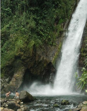 Serendipity Costa Rica waterfall access with 4x4