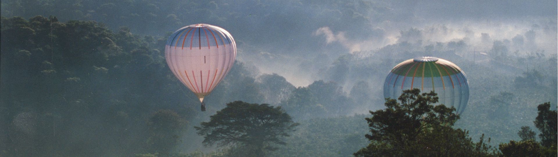 Costa Rica - Serendipity balloons over rainforest