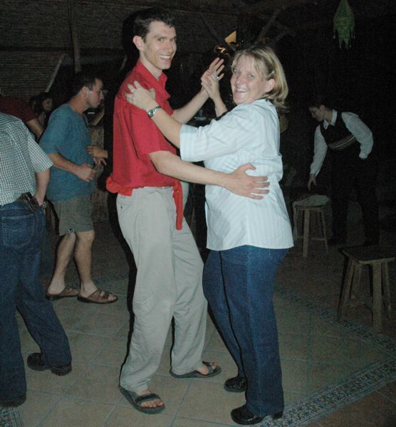 Latin Dancing Serendipity guests with guides in Costa Rica, enlarged