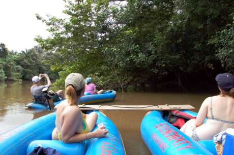 Serendipity Costa Rica's nature float with small electric boats