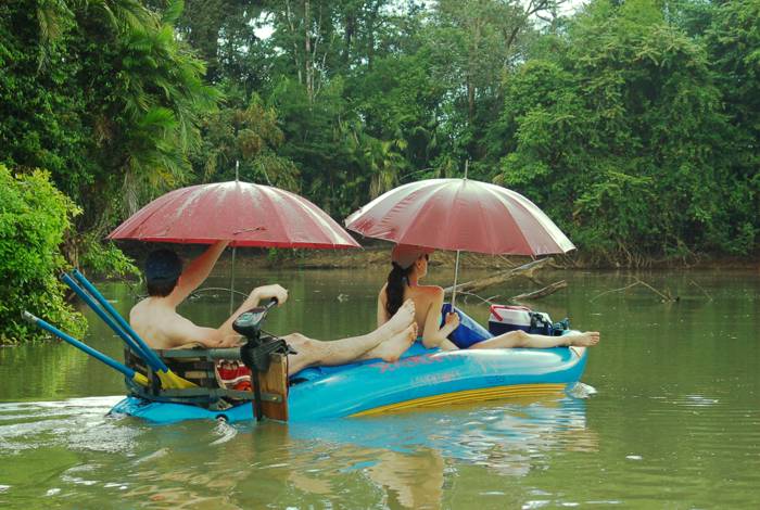 Float with Serendipity Costa Rica's electric boats on nature-filled river