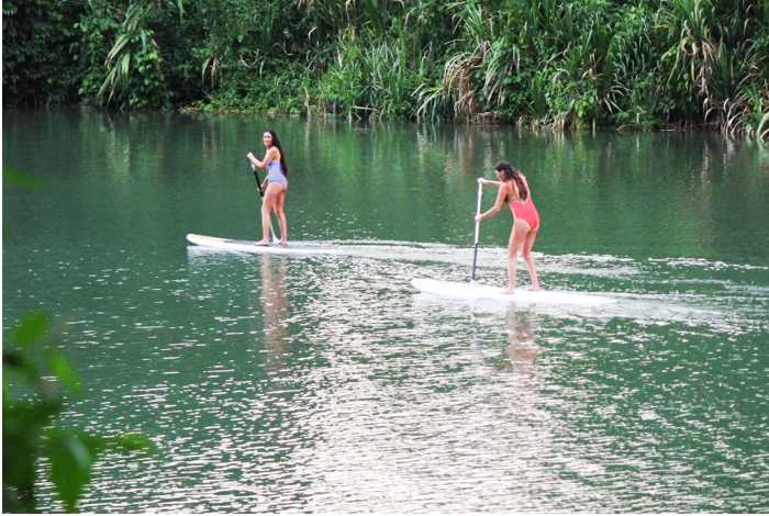 Paddleboard estuary in Costa Rica