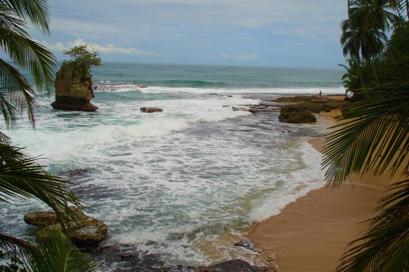 Costa Rica Caribbean beach below Puerto Viejo