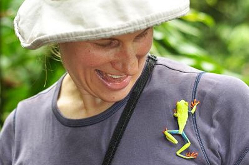 ascending inside strangler fig, a Serendipity Costa Rica exclusive adventure