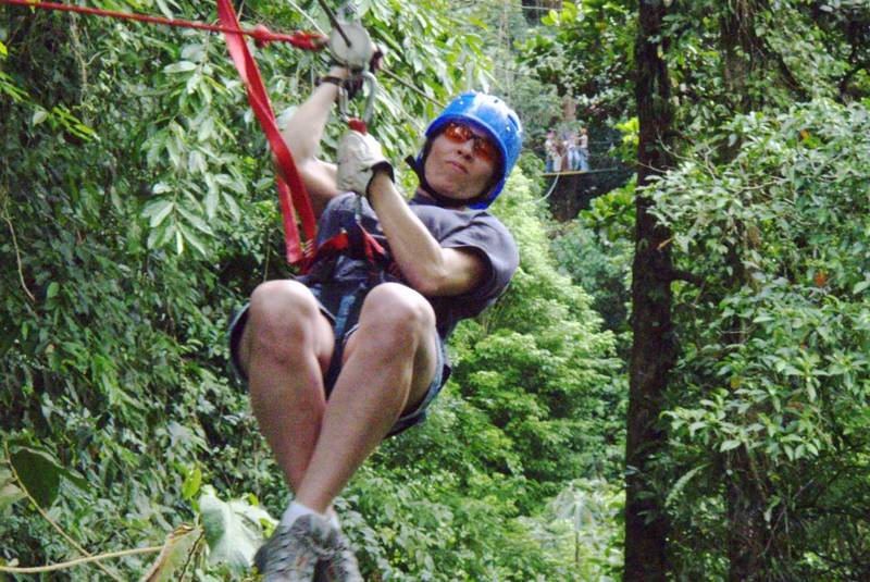 zip line (canopy tour) with Serendipity Adventures Costa Rica